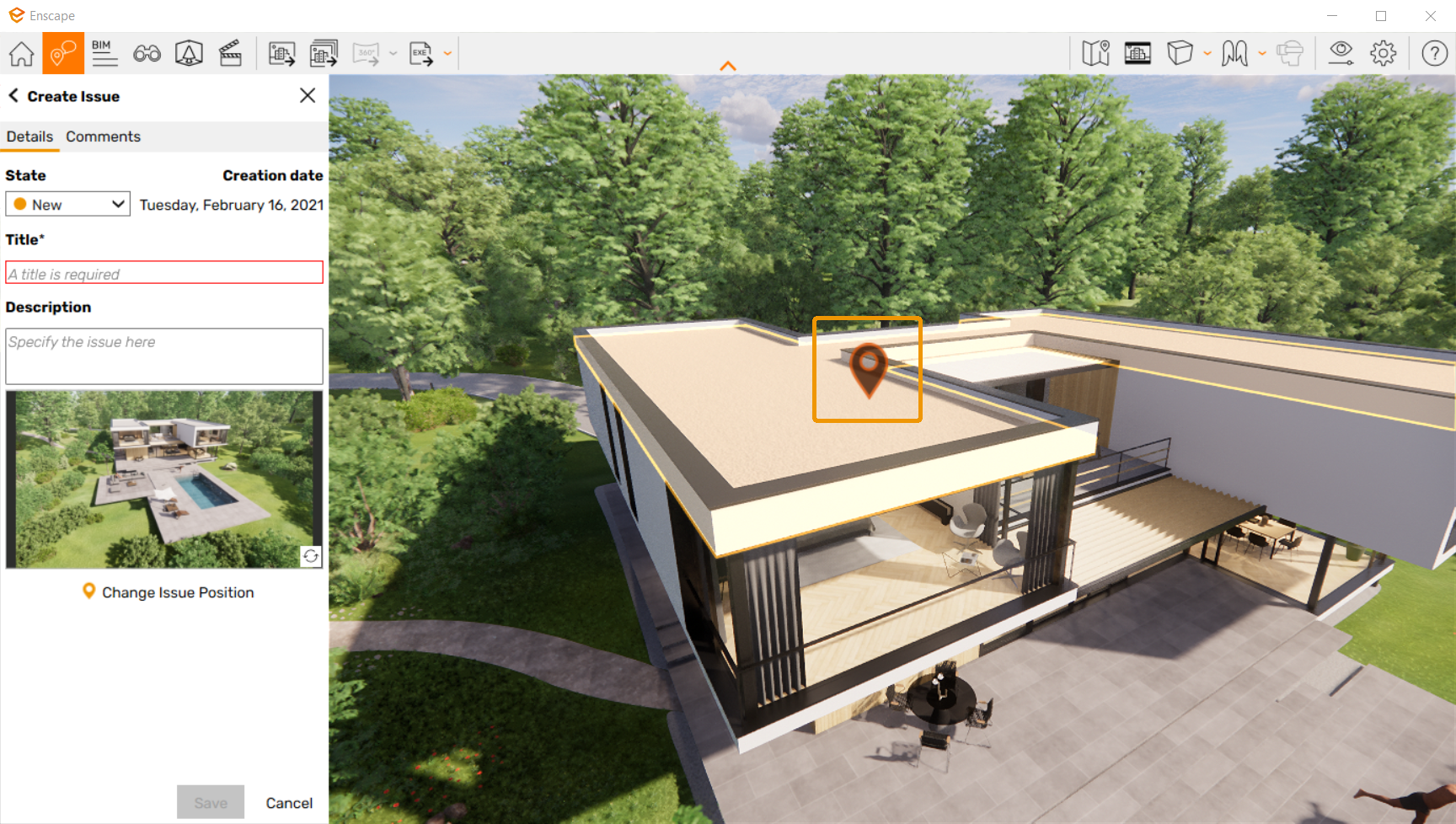 Create initial Issue via Right Click